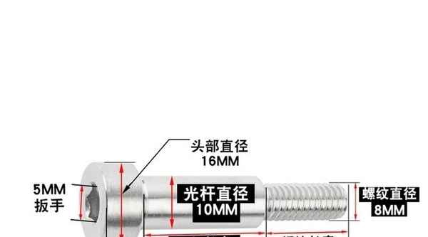 MarseilleEn gros 304 acier inoxydable à six pans creux vis à tête cylindrique épaule épaule et autres boulons de limite de hauteur