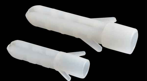 Tube d'expansion en plastique personnalisé Tube d'expansion en nylon Bouchon en caoutchouc blanc Bouchon d'expansion en nylon 3/4