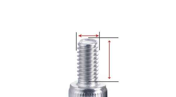 Vis hexagonale à tête cylindrique personnalisée vis à tête cylindrique boulon hexagonal vis à dents de machine hexagonale 1/2-13 1/4-20