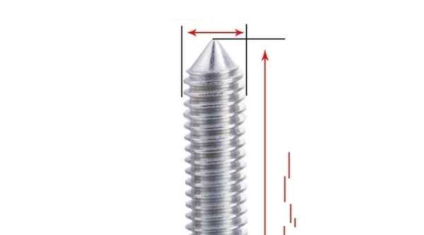 GenèveVis à six pans creux sans tête en acier inoxydable 304 personnalisée vis à vis machine mètre vis vis d'arrêt