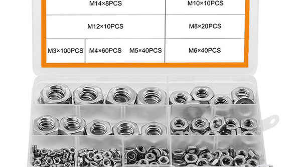 GenèveÉcrou mince adapté aux besoins du client de boîte d'écrou plat d'écrou d'hexagone d'écrou mince de l'acier inoxydable 304 DIN934