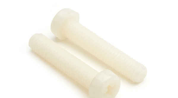 MarseilleVis en plastique en nylon en plastique sur mesure à tête ronde vis à tête cylindrique croisée blanc GB818